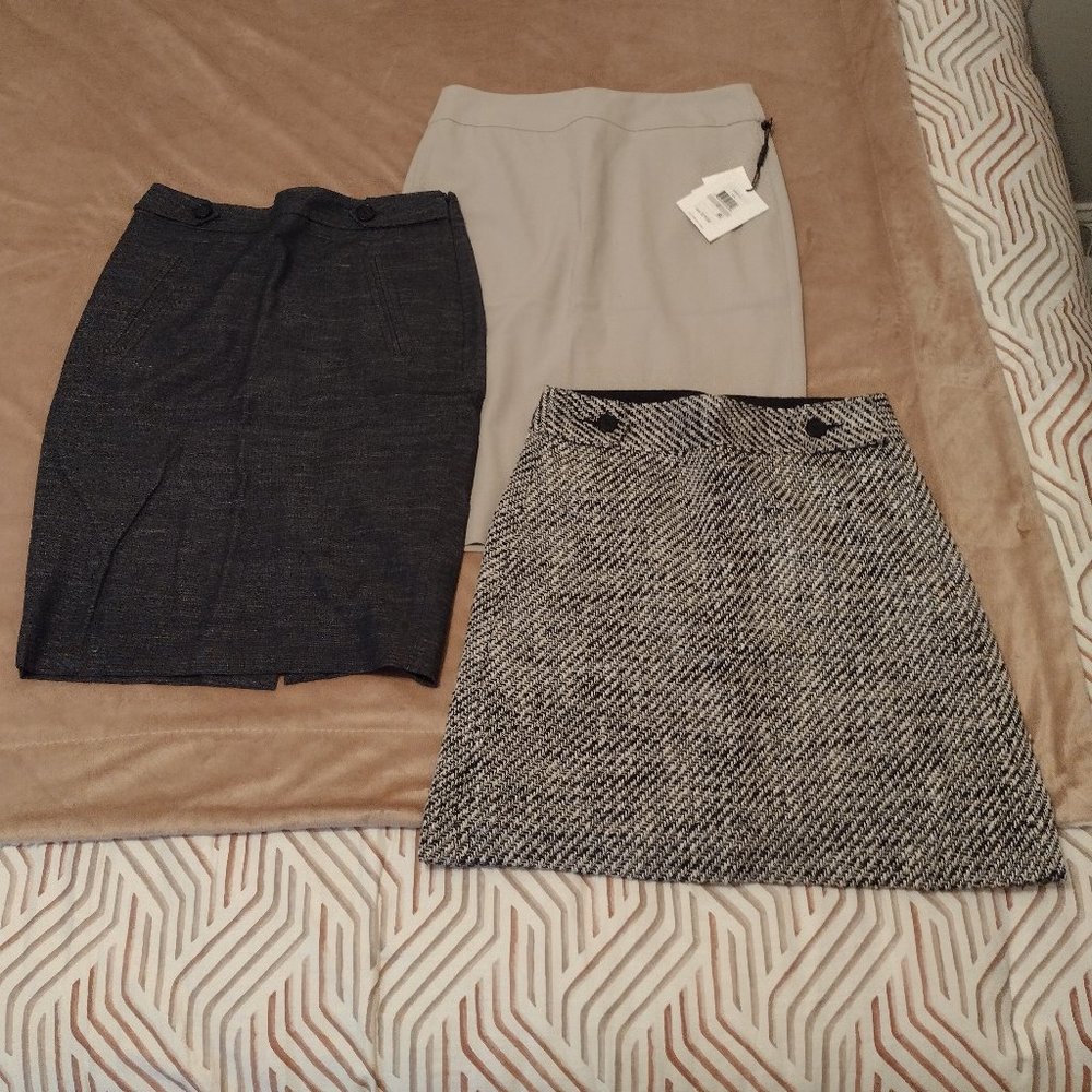 3 pencil office skirts size 0 00 xs